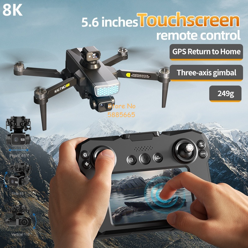 8K ESC, 3-osiowy stabilizator, – Drone Gimbal recenzja i cena