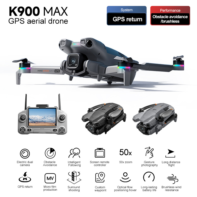 Zestaw drona K900 Max z 4,5-ca – Jjrc Drone X12 recenzja i cena
